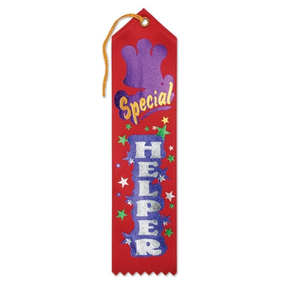 Special Helper Award Ribbon