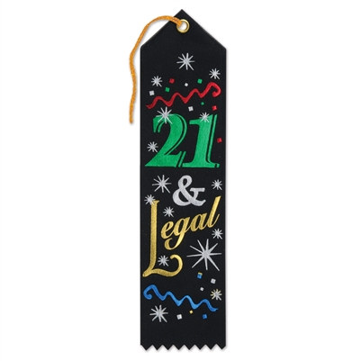 21 and Legal Award Ribbon