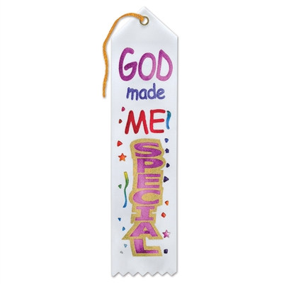 God Made Me Special Ribbon