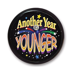 Another Year Younger Blinking Button