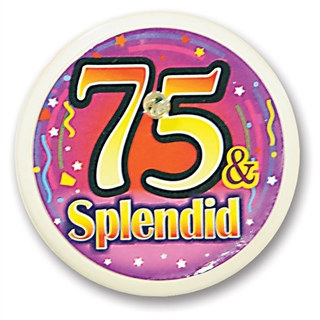 75 and Splendid Blinking Button