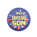 Very Special Son Satin Button