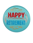 Happily Retired Satin Button