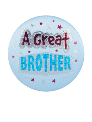 A Great Brother Satin Button