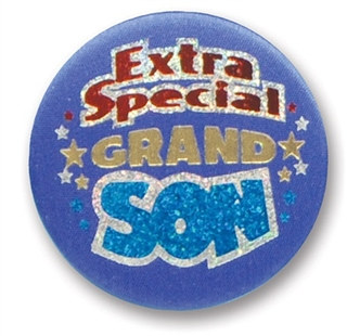 Extra Special Grandson Satin Button
