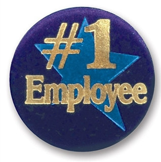 #1 Employee Satin Button