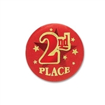 2nd Place Satin Button