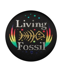 Living Fossil Satin Button