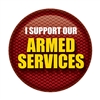 I Support Our Armed Services Button