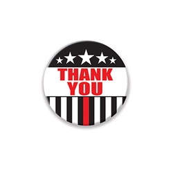 Let those who serve your community know how much they are appreciated with this striking Thank You Firefighters Button.
2 inch diameter with pin on the back.

Please Note: Not intended for children under 14 years old.