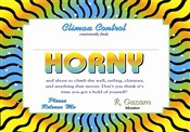 Horny Certificate