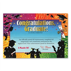 Congratulations Graduate Award Certificates