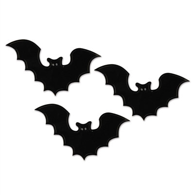 Halloween Bat Cutouts 3/pkg.
