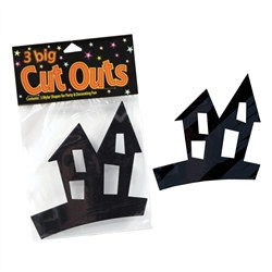 Halloween Haunted House Cutouts