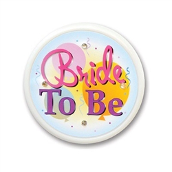 Bride To Be Flashing Button