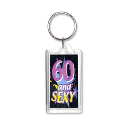 60 and Sexy Key Chain