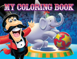 Big Top Coloring Books (4/pkg)