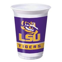 Louisiana State University Cups (8 per package)