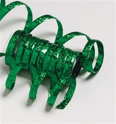 Green Holographic Serpentine Streamer (1/pkg)