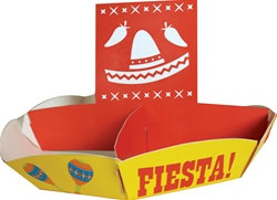 Fiesta Cardboard Snack Bowl