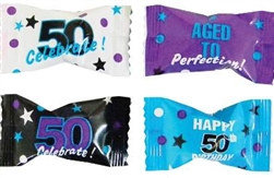 50th Birthday Buttermint Creams (50/pkg)