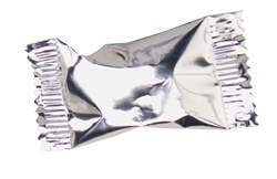 Metallic Silver Buttermint Creams (50/pkg)