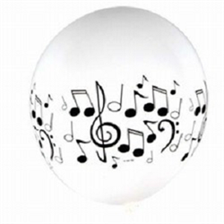 Musical Note Latex Balloon