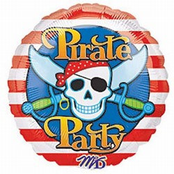 Pirate Party Mylar Balloon
