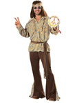 Adult Male Hippie Costume