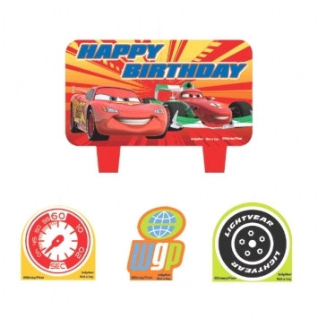 Cars Candle Set (4/pkg)