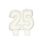 25th Anniversary Candle