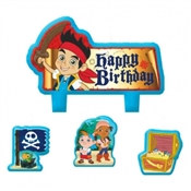 Jake and the Neverland Pirates Candle Set (4/pkg)