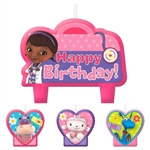 Doc McStuffins Birthday Candle Set