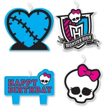 Monster High Candle Set (4/pkg)