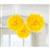 Sunshine Yellow Fluffy Tissue Decoration