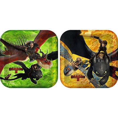 How to Train Your Dragon Dessert Plates