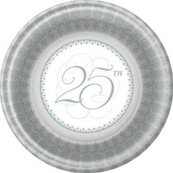 25th Anniversary Dinner Plates
