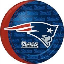 New England Patriots Dinner Plates (8/pkg)
