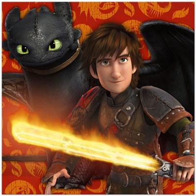 How to Train Your Dragon Lunch Napkins