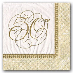 50th Anniversary Lunch Napkins (16/pkg)