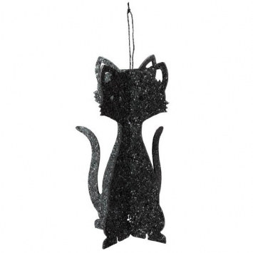 3-D Black Cat Decoration