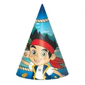 Jake and the Neverland Pirates Party Hats (8/pkg)