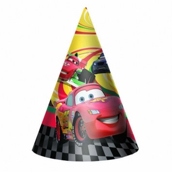 Cars Party Hats (8/pkg)