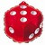 Red Dice Mylar Balloon