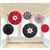 Casino Tissue Fans (6/pkg)