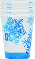 Snowflakes Hot/Cold Cups (8/pkg)