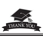 After the party is over, be sure to send your guests a Graduation Thank You Note! Includes 25 notes and color coordinated envelopes. Cards are blank inside, and printed in color front and back.