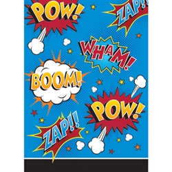 Make sure they all have some party favors to take home, and place them in one of these superhero approved Superhero Slogans Loot Bags! Each cellophane loot bag measures 9 inches by 6.5 inches and features slogans on it! Comes eight loot bags per package.