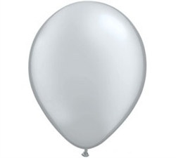 Silver Latex Balloon (8/pkg)