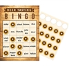Beer Party Bingo is a fun party game to be played at beer tastings, pub crawls, or Oktoberfest events. Instructions are included for up to 10 players. Game includes ten bingo cards, and marking stickers.